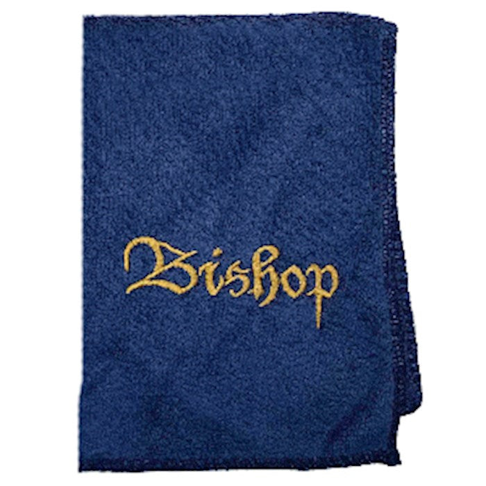 Pastor Towel-Bishop-Navy Microfiber (OUT OF PRINT)