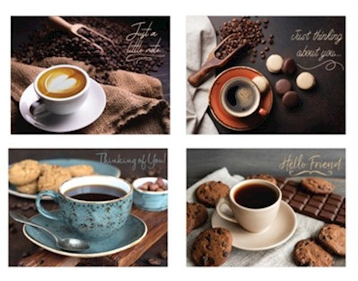 Boxed Card-Friendship-Coffee (Box Of 12)