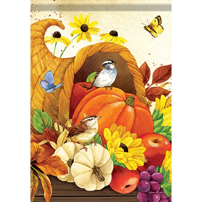 Flag-Garden-Dura Soft-Horn Of Plenty (12.5&quot; x 18&quot;)