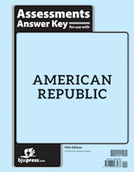 American Republic Assessments Answer Key (5th Edition) – Seed of ...