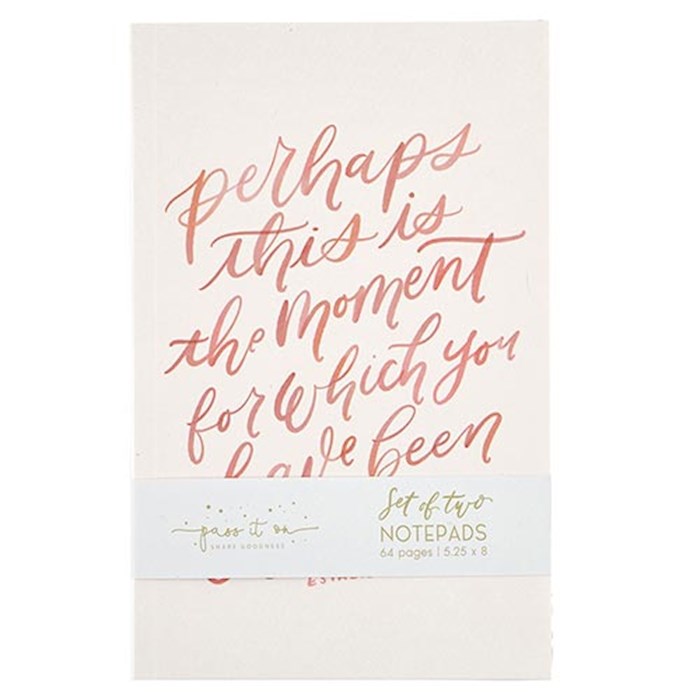 Notebook Set-Esther 4:14/Luke 1:45 (Set Of 2)