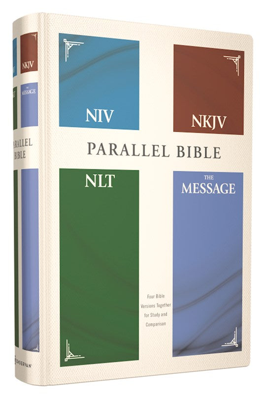 Contemporary Comparative Parallel Bible (NIV NKJV NLT The Message)-Hardcover