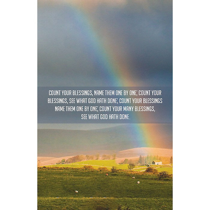Bulletin-Count Your Blessings Name Them One By One (Pack Of 100)