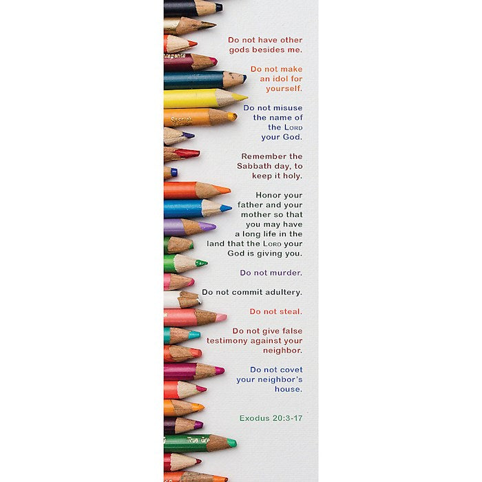 Bookmark-10 Commandments For Kids (Pack Of 25)