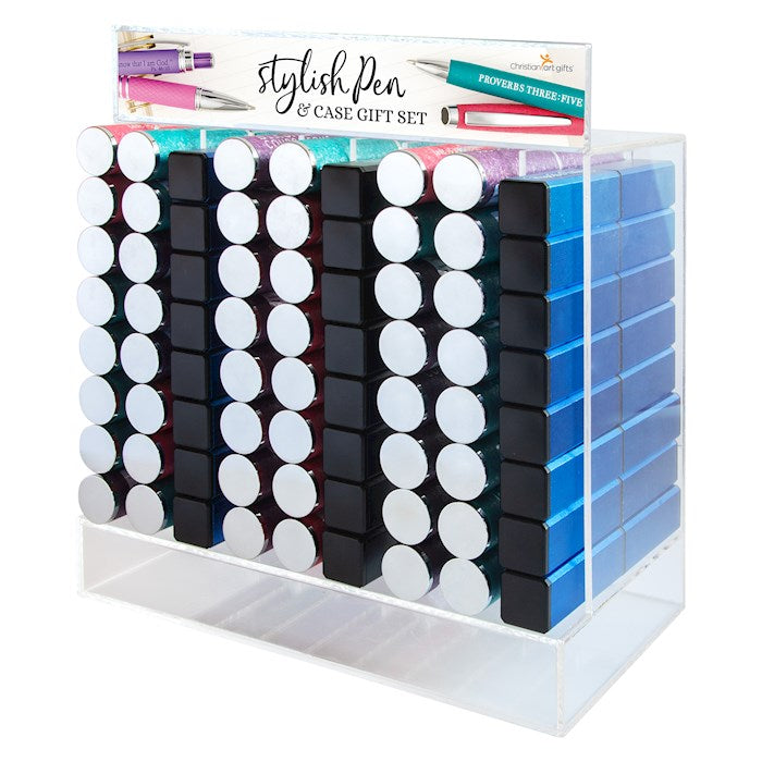Merchandiser-Stylish Pen &amp; Case Gift Sets (Pack Of 72) (ORD 