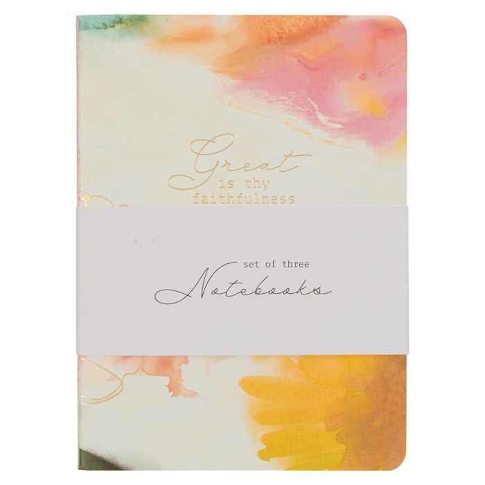 Notebook Set-Large-Great Is Thy Faithfulness (Set Of 3)