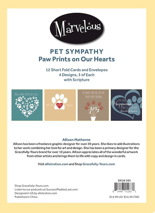 CARD-GRACEFULLY YOURS-Loss of Furry Friend-Pet Sympathy 