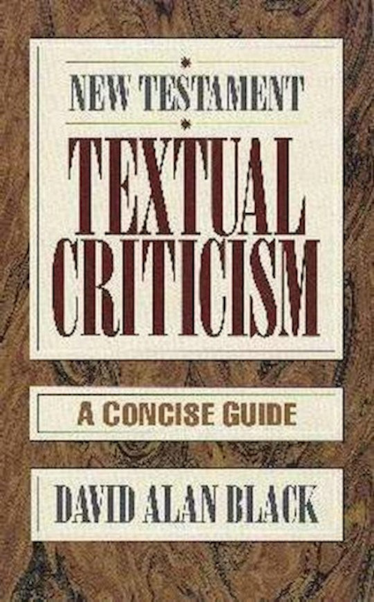 New Testament Textual Criticism