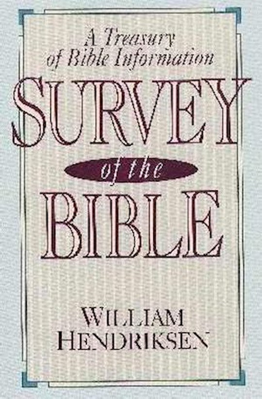Survey Of The Bible