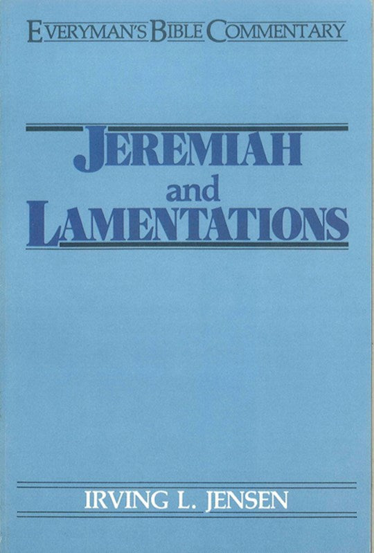 Jeremiah And Lamentations (Everyman&