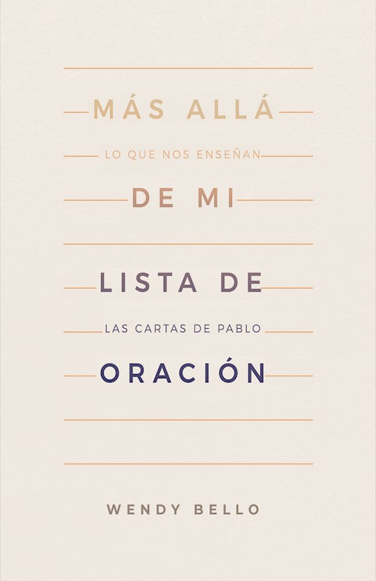 Mas Alla De Mi Lista De Oracion (Beyond My Prayer List)