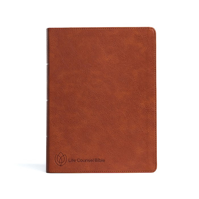 CSB Life Counsel Bible-Burnt Sienna LeatherTouch