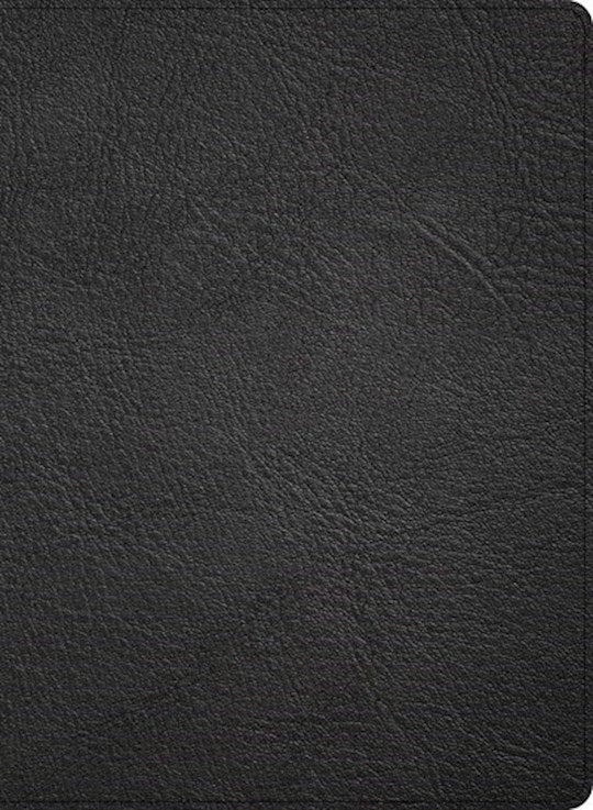 CSB Spurgeon Study Bible (Holman Handcrafted Collection)-Black Premium Goatskin