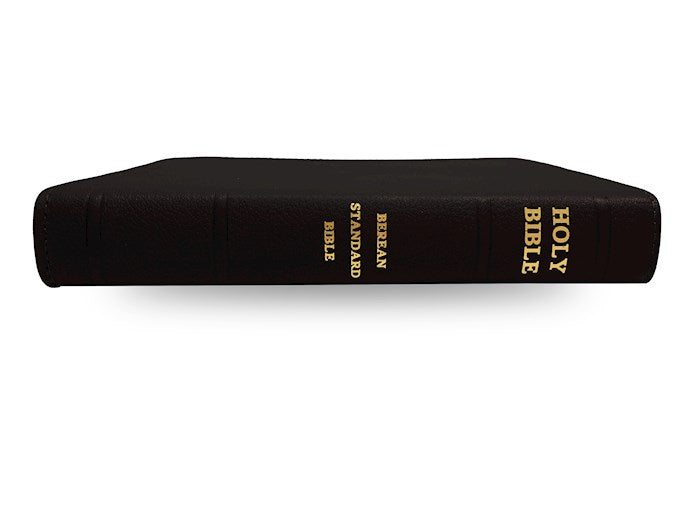 Holy Bible Berean Standard Bible - Bonded Leather - Black Calf Grain
