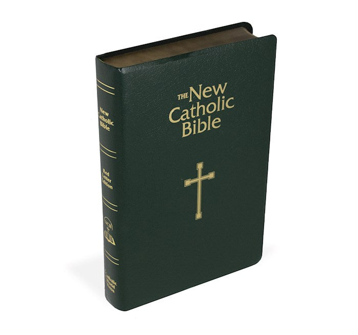 NCB New Catholic Bible Gift &amp; Award Bible-Forest Green Imitation Leather