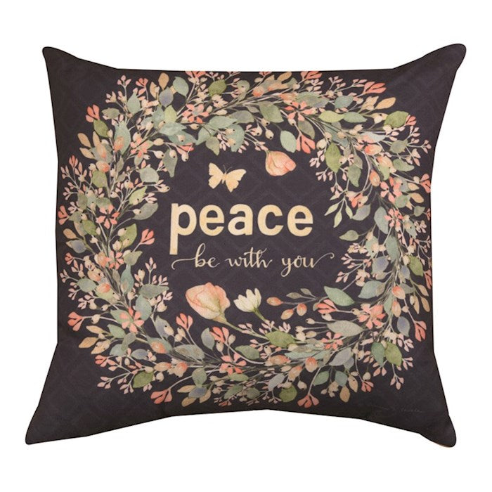Pillow-Peace Be With You-Indoor/Outdoor (18&quot; x 18&quot;)