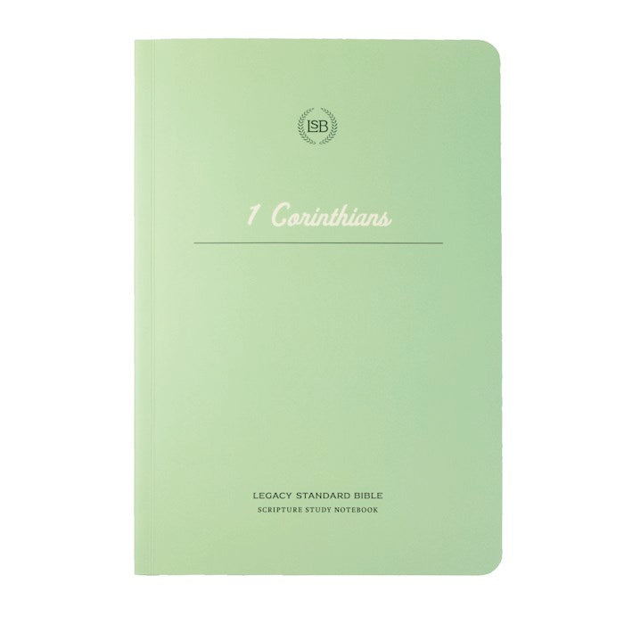 LSB Legacy Standard Bible Scripture Study Notebook: 1 Corinthians-Softcover