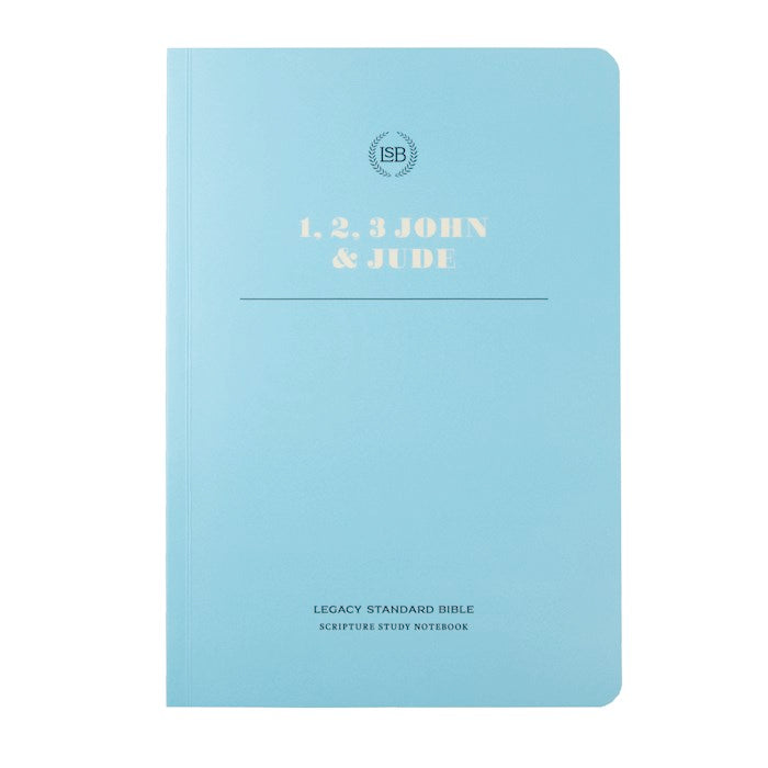 LSB Legacy Standard Bible Scripture Study Notebook: 1 2 3 John &amp; Jude-Softcover