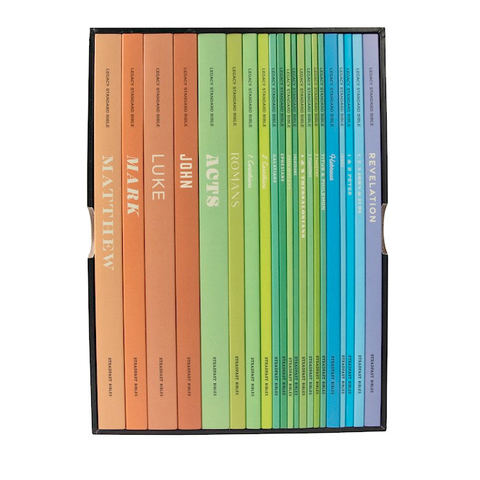 LSB Legacy Standard Bible Scripture Study Notebook: New Testament Set-Softcover