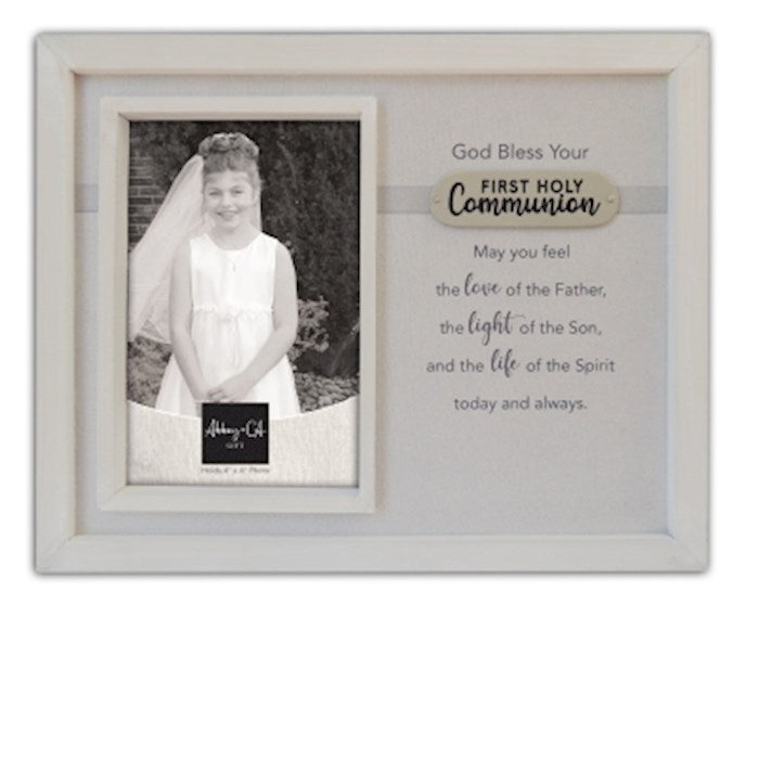 Frame-First Communion-Girl (Holds 4x6 Photo)