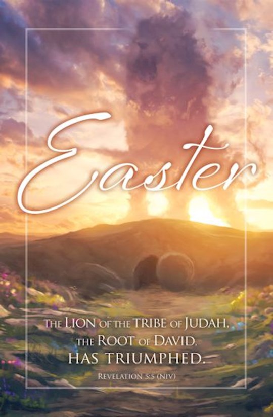 Bulletin-Easter: The Lion Of The Tribe Of Judah...Triumphed (Pack Of 100)