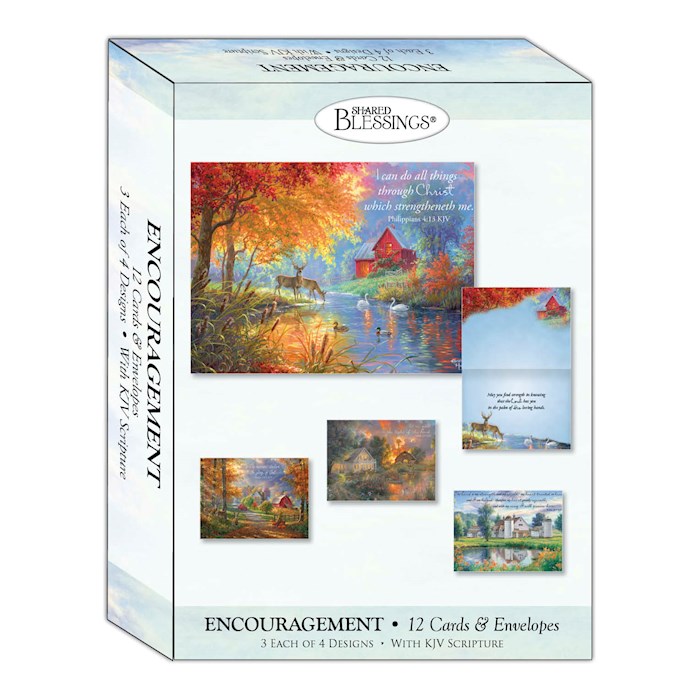 Boxed Card-Encouragement: Seasons (Shared Blessings) (Box Of 12)