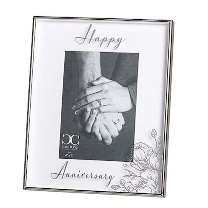 Frame-Happy Anniversary (Holds 4x6 Photo)