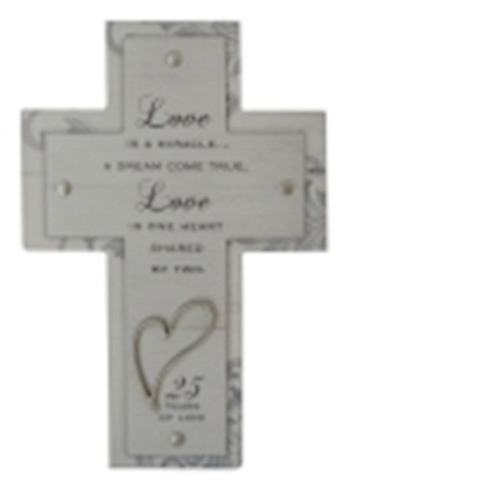 Wall Cross-Love Is A Miracle-25th Anniversary (8")