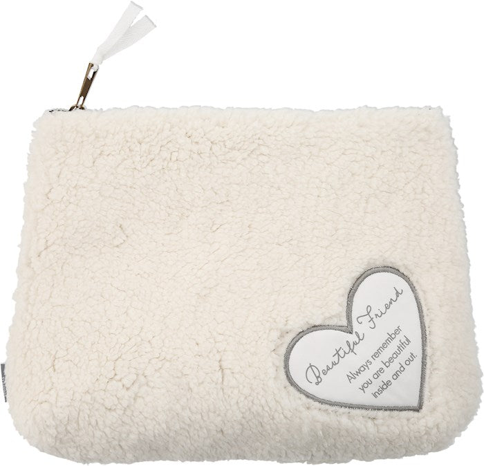 Cosmetic Bag-Beautiful Friend-10 x 8-Sherpa