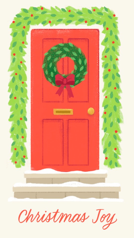 Boxed Card-Christmas-Christmas Joy Tree (Box Of 16)