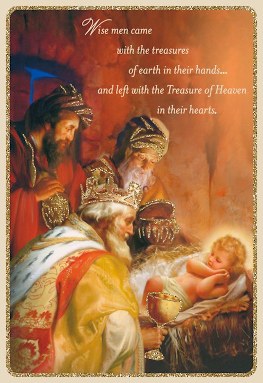 Boxed Card-Christmas-Wise Men Came With Treasures (Box Of 18)