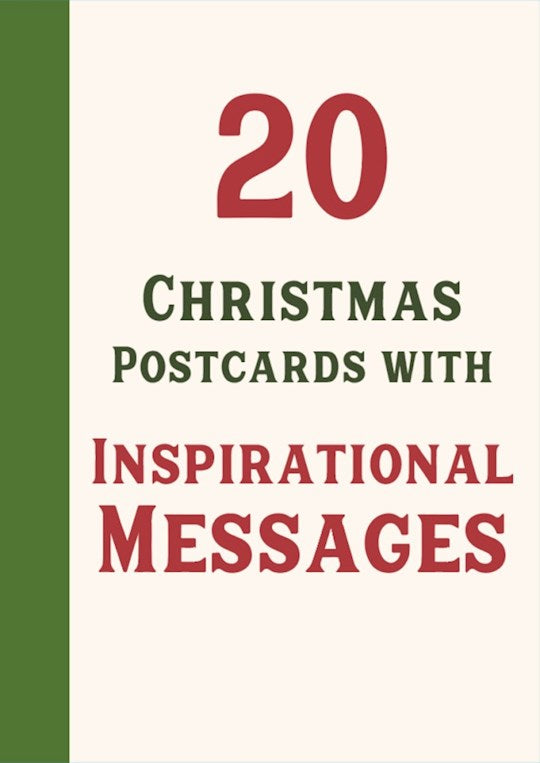 Boxed Card-Christmas-Traditional Christmas Postcard Book (Pack Of 20)