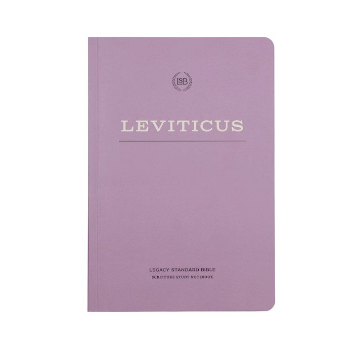LSB Legacy Standard Bible Scripture Study Notebook: Leviticus-Softcover