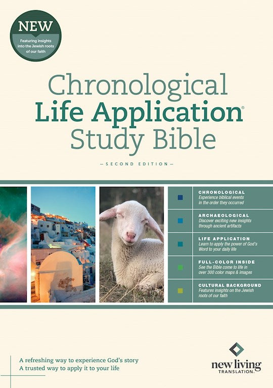 NLT Chronological Life Application Study Bible (Second Edition)-Hardcover