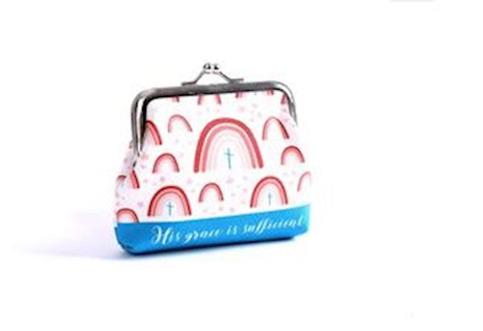 Coin Purse-His Grace Is Sufficient (4 x 4.25)
