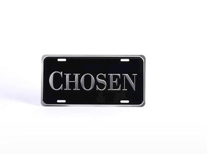 Auto Tag-Chosen-Black and Silver