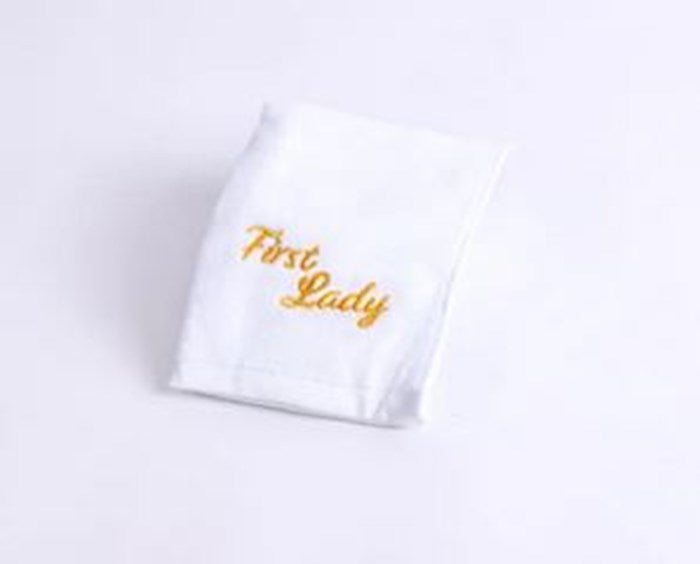 Towel-Pastor-First Lady-White