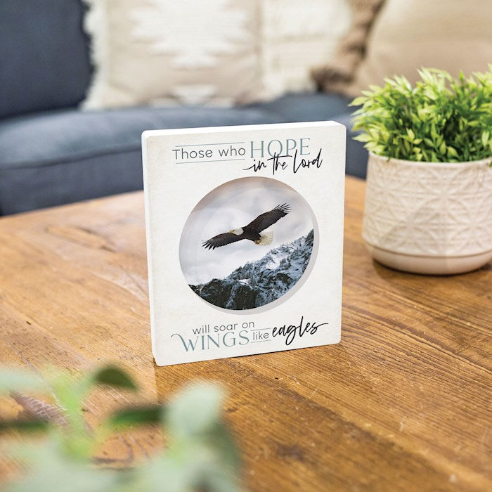 Ornate Decor-Those Who Hope In The Lord (5.5 x 6.5)