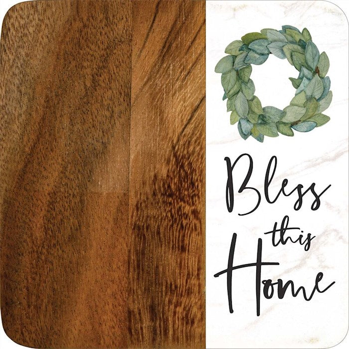 Coaster Set-Bless This House (Pk/4)