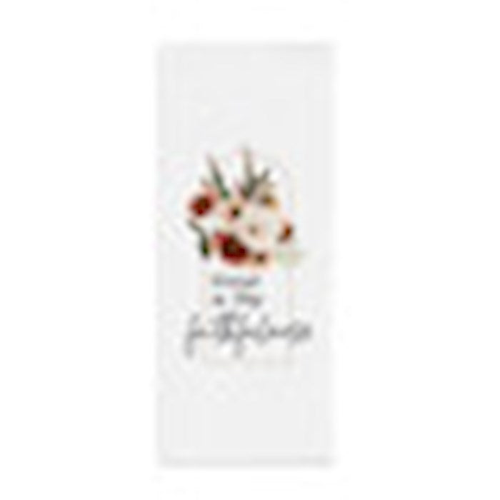 Tea Towel-Great Is Thy Faithfulness (16" x 28")