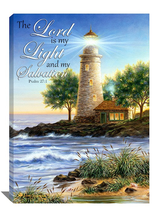 Frameless Canvas-Beacon Of Joy (10&quot; x 14&quot;)