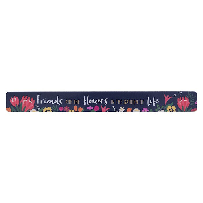 Magnetic Strip-Garden of Life-Blue Floral (Pack Of 6)