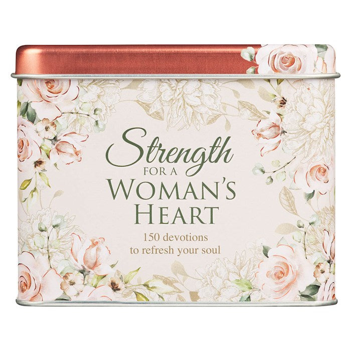 Scripture Cards In Tin-Strength For A Woman&