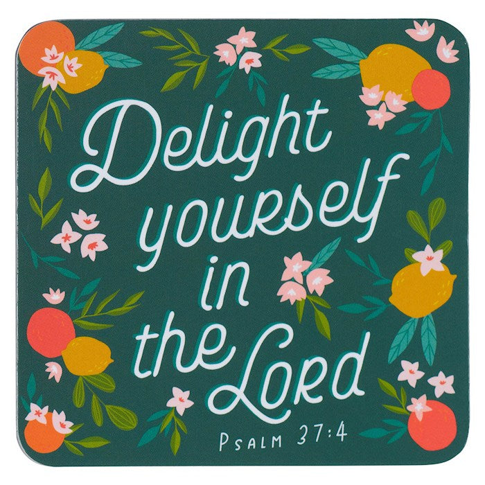 Magnet-Blue Lemons Delight Yourself Ps. 37:4