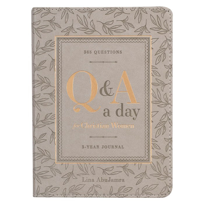 Journal-Prompted Q &amp; A-Taupe (3 Year)