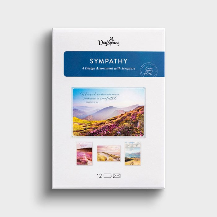 Boxed Card-Sympathy-Landscapes (Box Of 12)-U0060