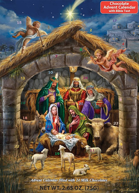 Chocolate Calendar-Advent: In the Manger (10 x 13.75) (Shipping Sep 2026)