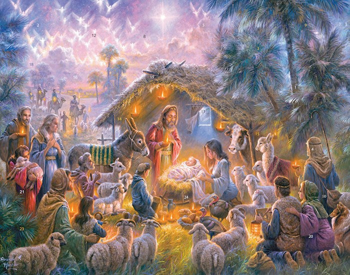 Calendar-Advent: Light Of The World (11 x 14)-Large
