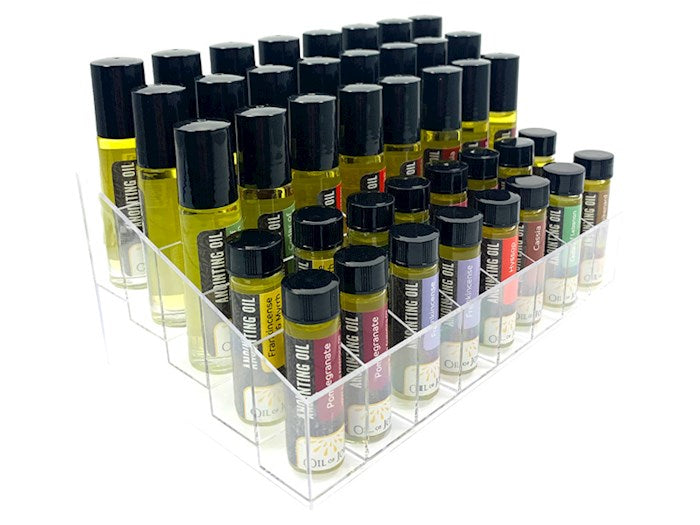 Anointing Oil-Assorted Display-(20)-1/4 OZ &amp; (20)-1/3 Oz (Pack of 40)