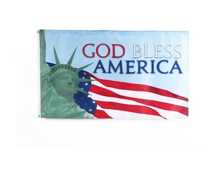 Flag-God Bless America (3&